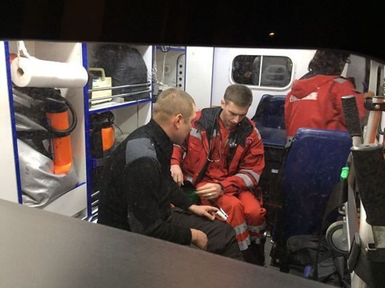 Допомогу потерпілому надавала "швидка"