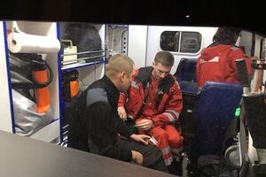 Допомогу потерпілому надавала "швидка"