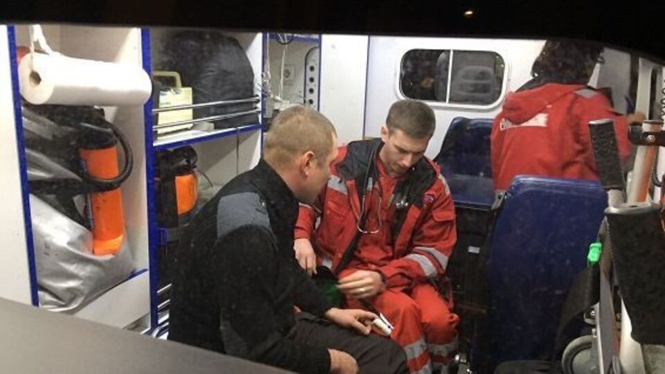 Допомогу потерпілому надавала "швидка"