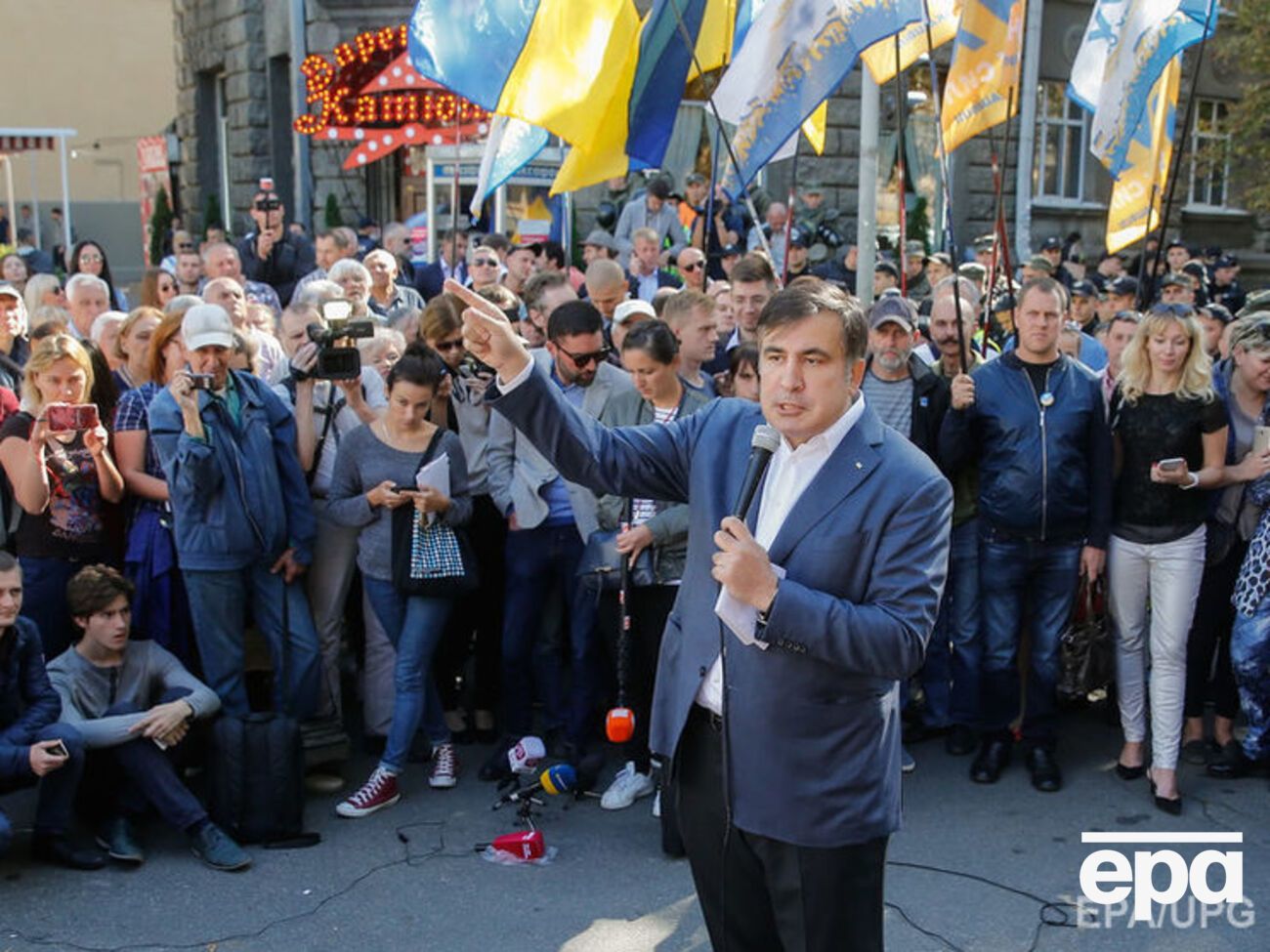 Саакашвілі звинуватив Луценка у ксенофобії