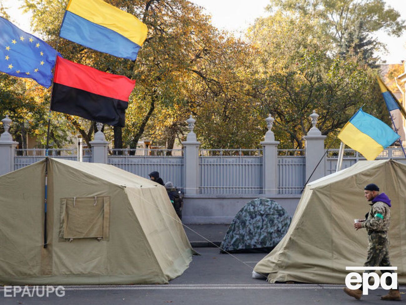Адриан Каратницкий: 20 октября&nbsp;количество палаток в палаточном городке практически равнялось числу демонстрантов