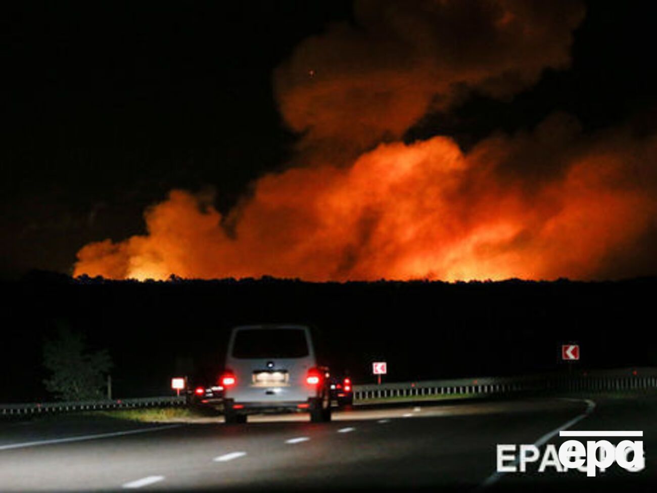 Увечері 26 вересня на арсеналі в Калинівці почали вибухати снаряди