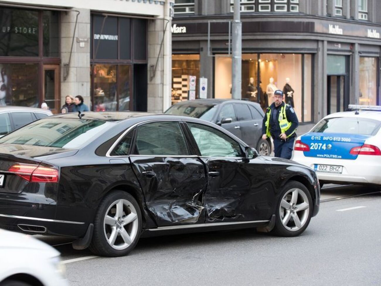 В результате аварии никто не пострадал