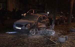 Взрыв произошел вечером 25 октября возле телеканала "Еспресо"