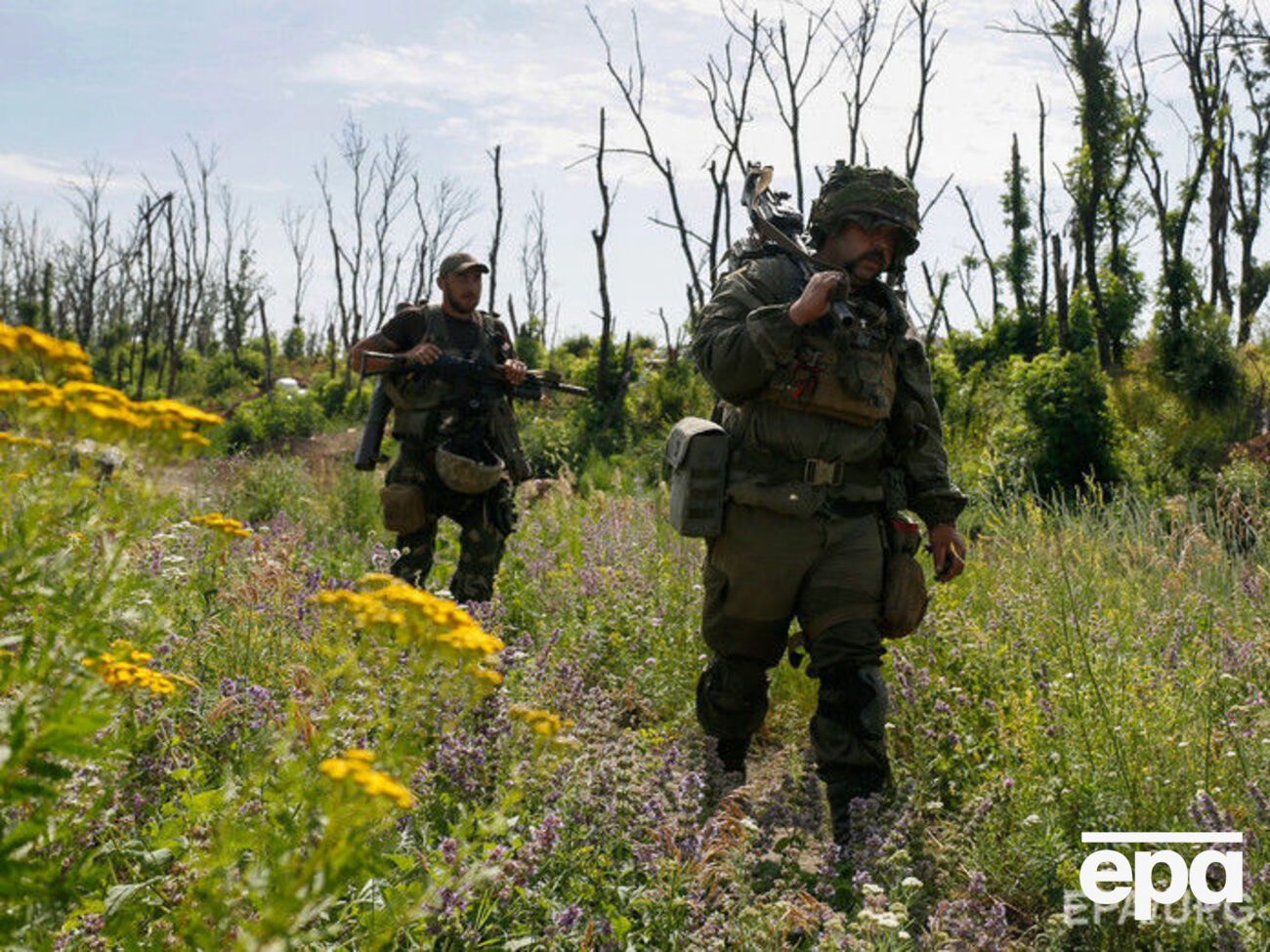 Украинские военные открывали ответный огонь