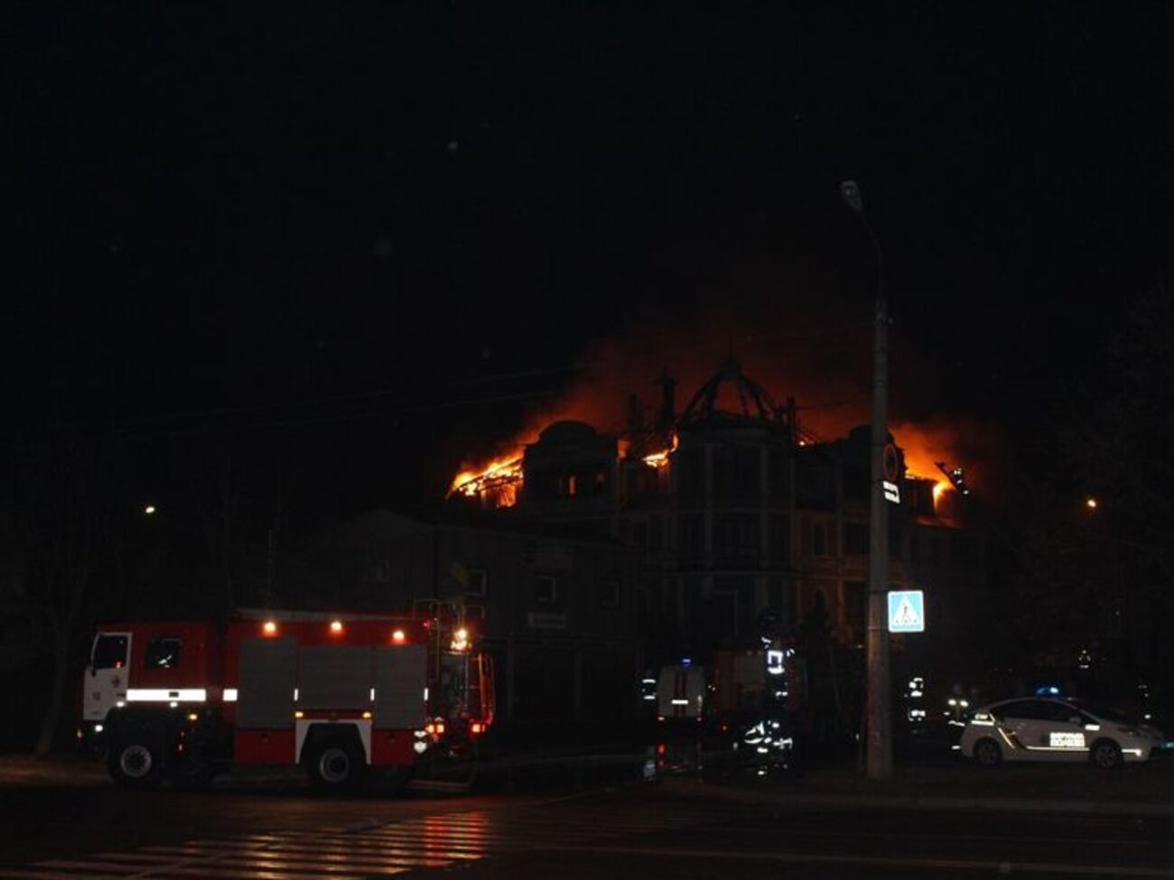 В результате пожара никто не пострадал