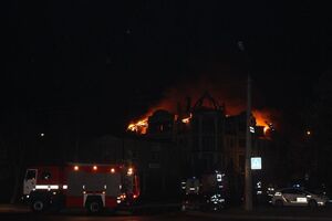 В результате пожара никто не пострадал