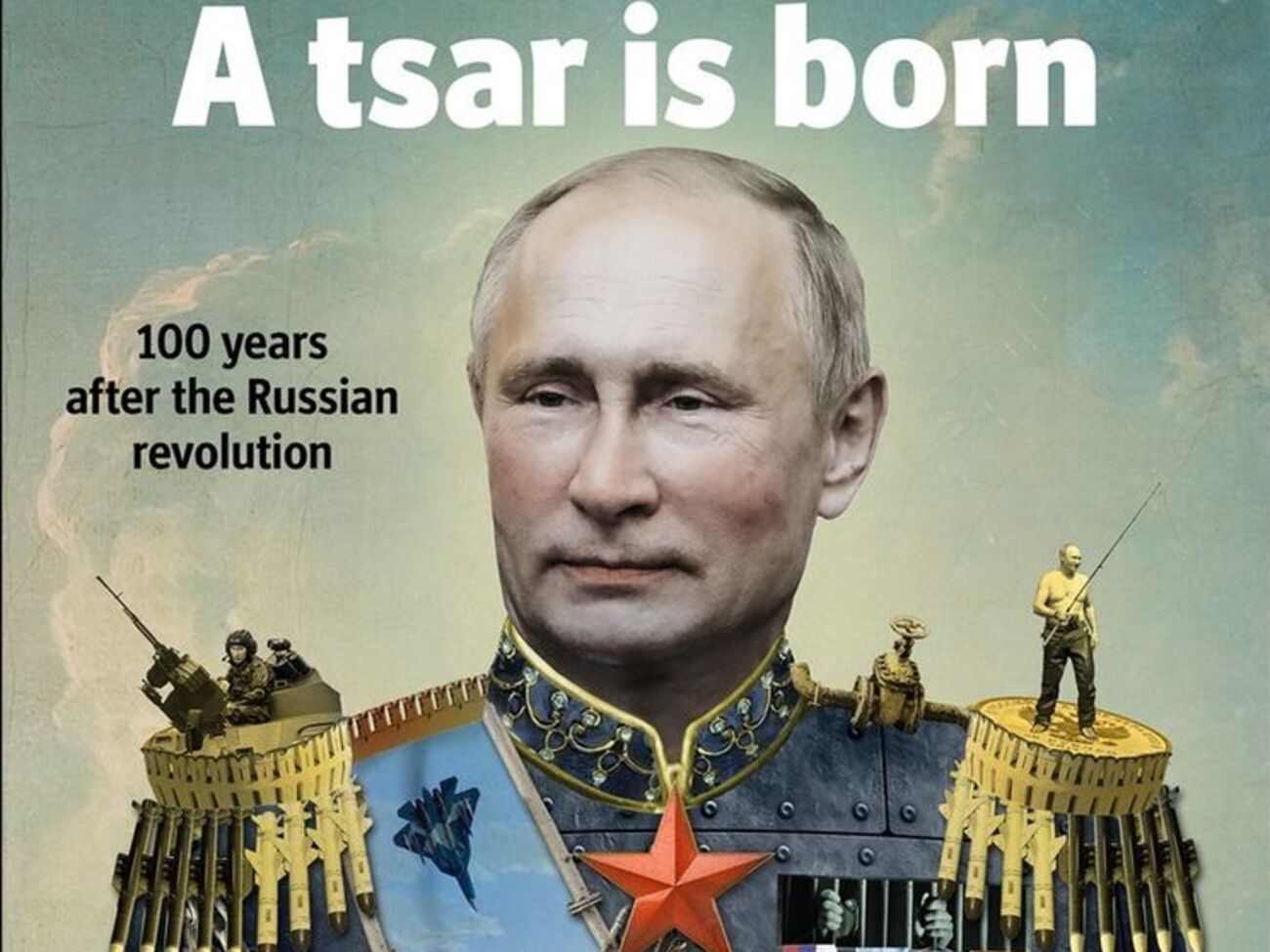The Economist поместил на обложку Путина в образе царя
