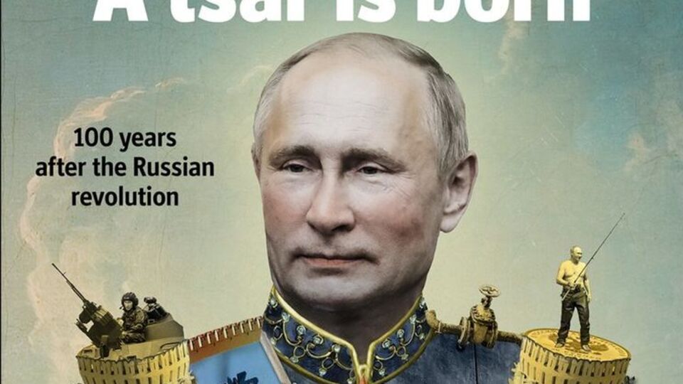 The Economist поместил на обложку Путина в образе царя