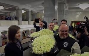 Поклонской подарили 1010 роз