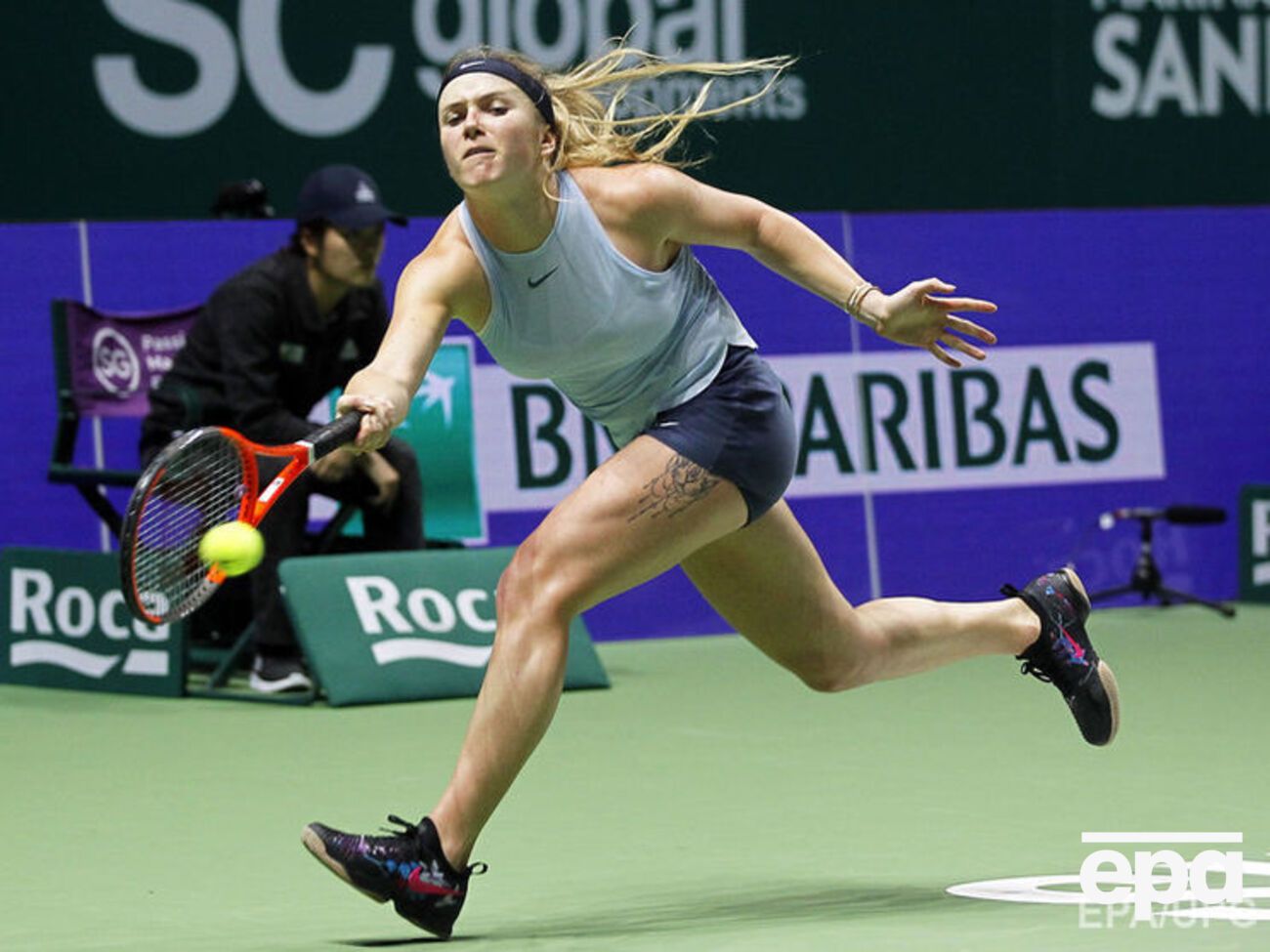 Свитолина выступала на турнире без главного тренера