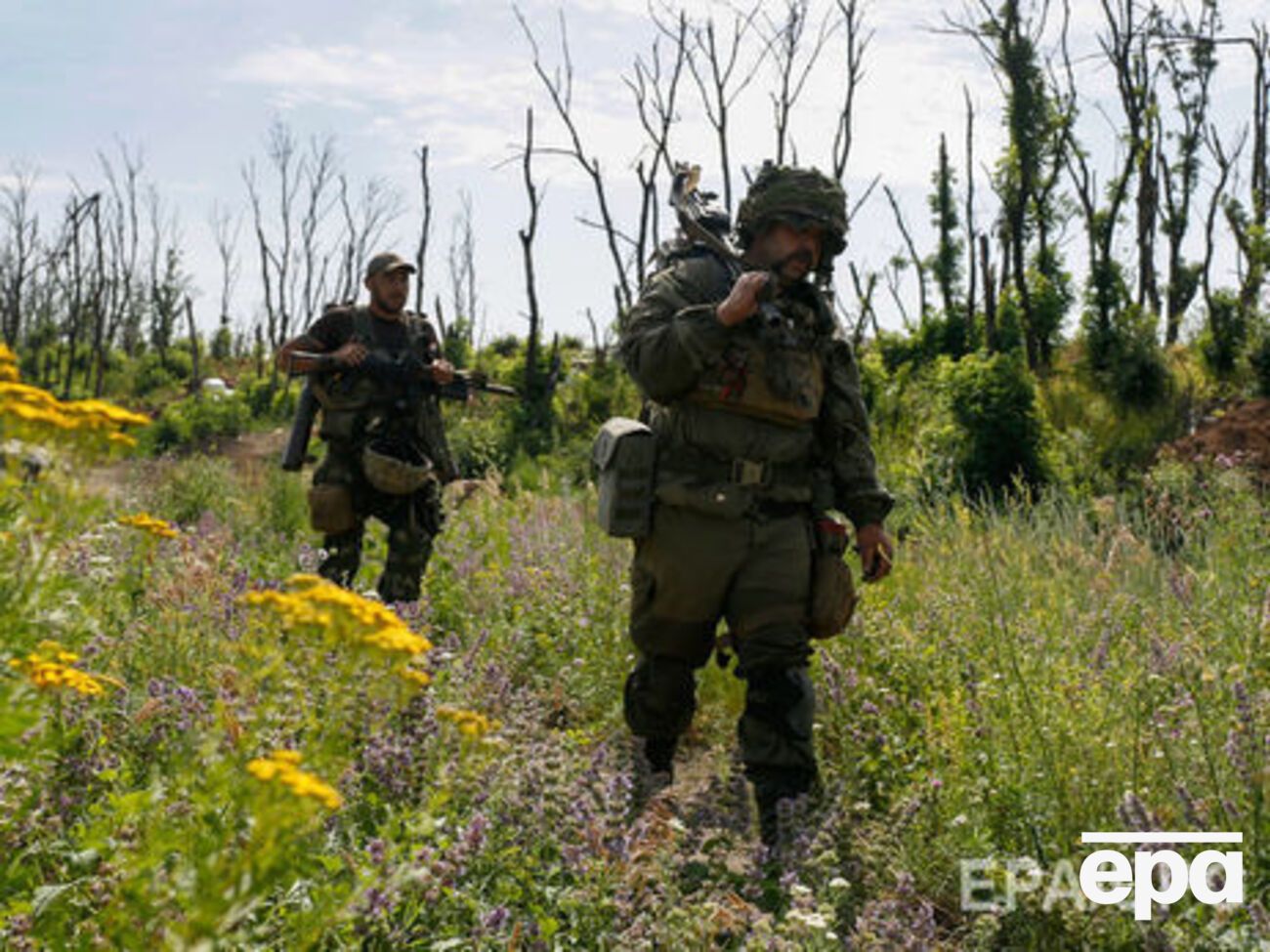 Украинские военные открывали ответный огонь
