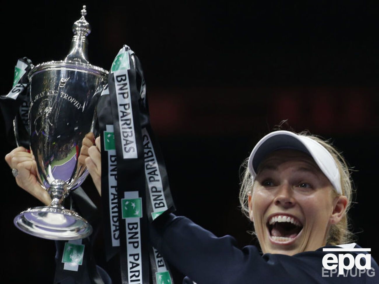 Для победы в финале Возняцки оказалось достаточно двух сетов