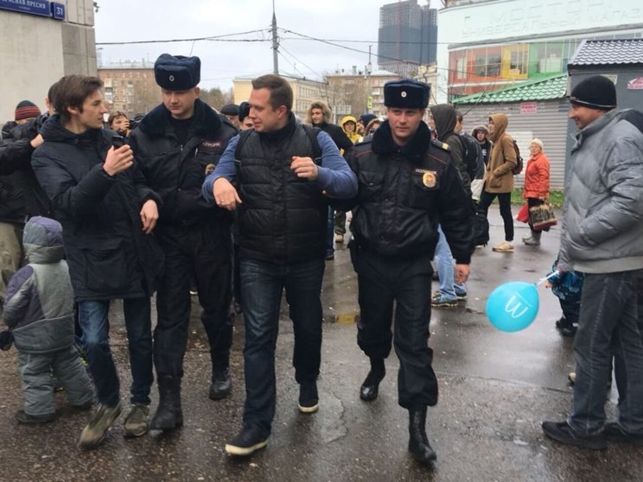 Задержание активистов в Москве