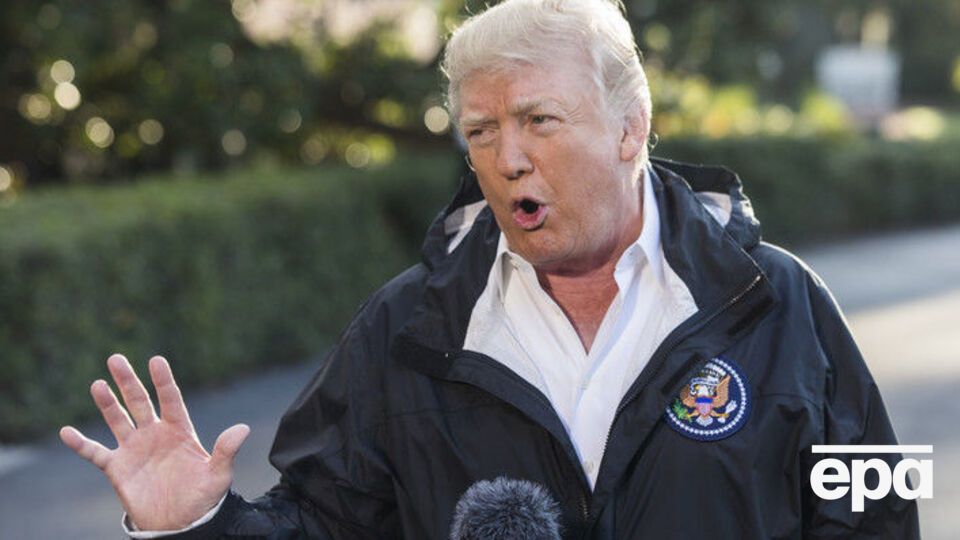 Трамп провів брифінг перед відльотом із Вашингтона