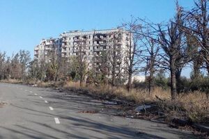 Дома были разрушены во время активных боевых действий