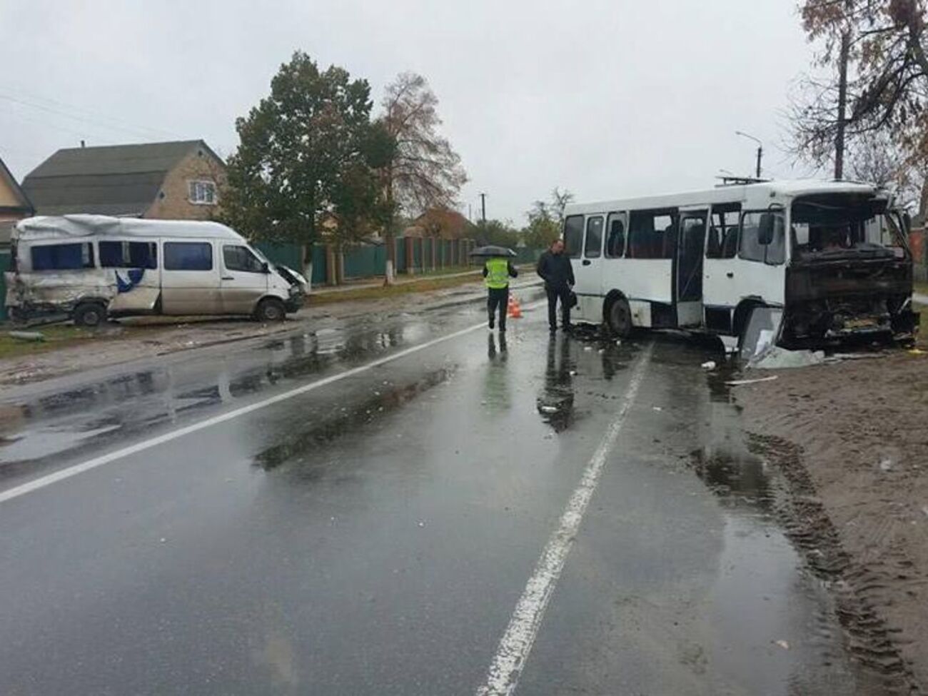 В результате ДТП пострадали шесть человек