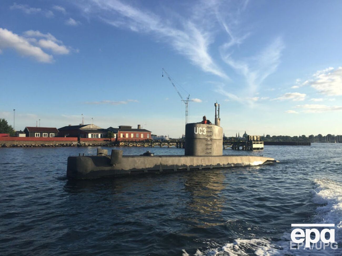 Валль поднялась на борт подлодки Мадсена 10 августа