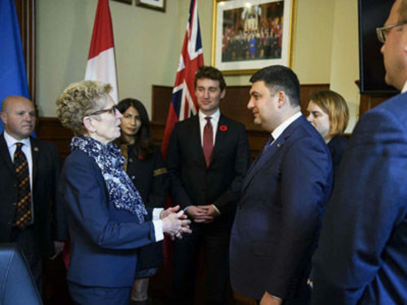 Гройсман зустрівся із головою уряду провінції Онтаріо