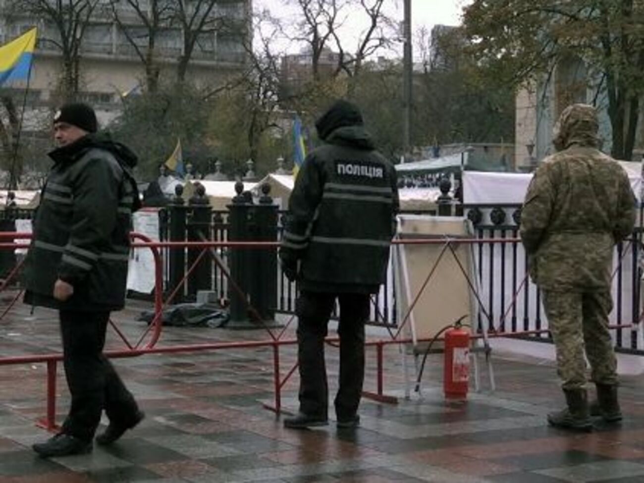 В полиции считают акцию у Рады малочисленной