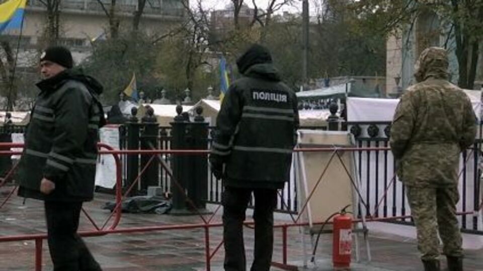 В полиции считают акцию у Рады малочисленной