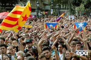 Влада Каталонії заявила, що 90,09% учасників референдуму виступило за відокремлення від Іспанії