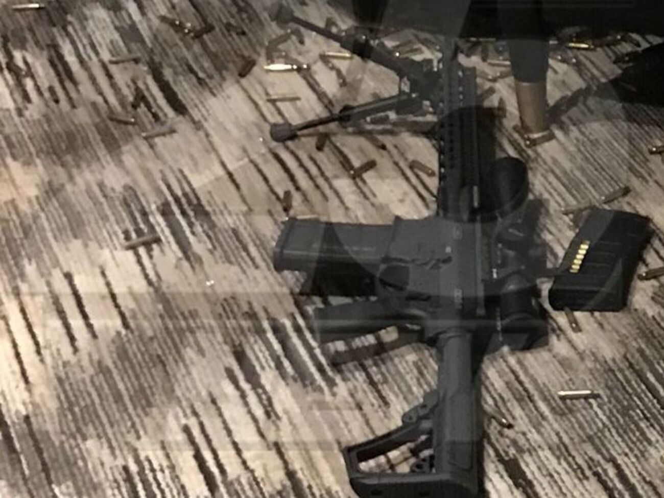 Пэддок вел стрельбу из автоматических винтовок