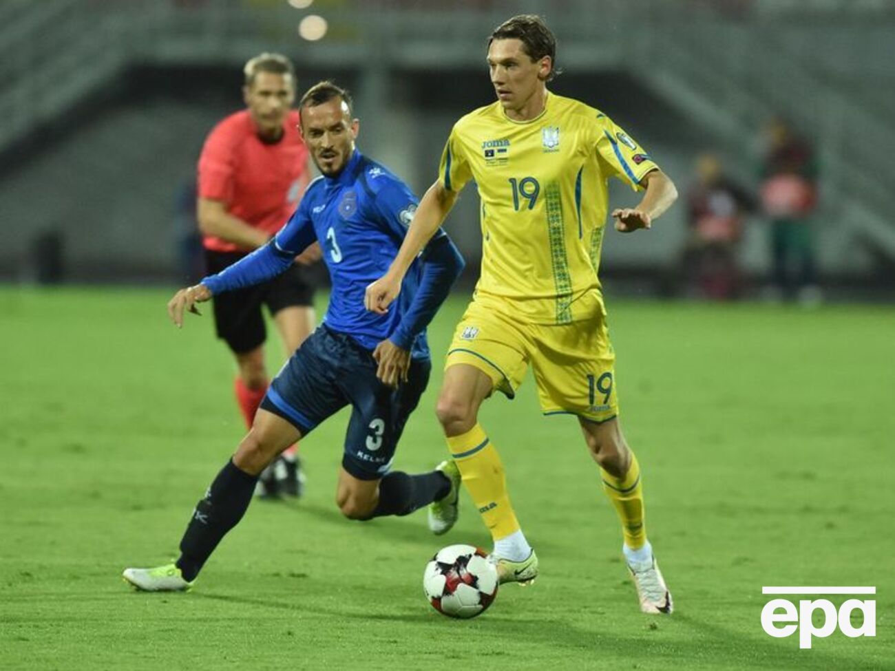 Сборная Украины обыграла Косово