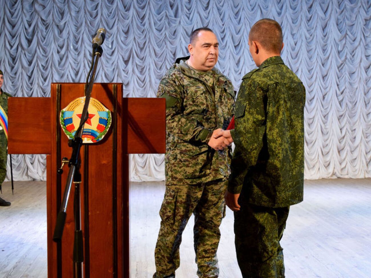 Плотницкий отметил третью годовщину "народной милиции" "ЛНР"