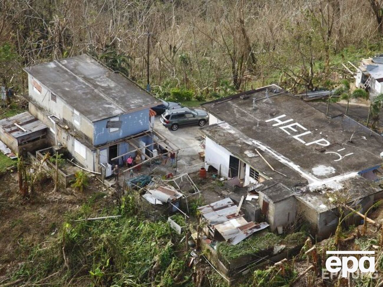 Ураган повредил систему электроснабжения Пуэрто-Рико