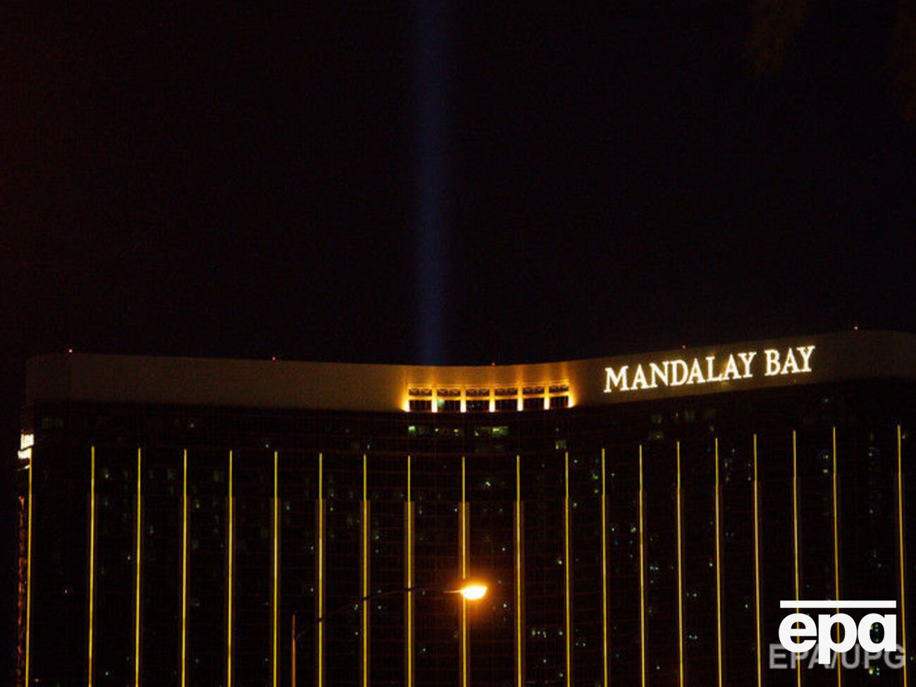 Записку нашли возле окна отеля Mandalay Bay
