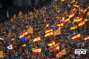 У Барселоні пройшов мітинг за єдність Іспанії