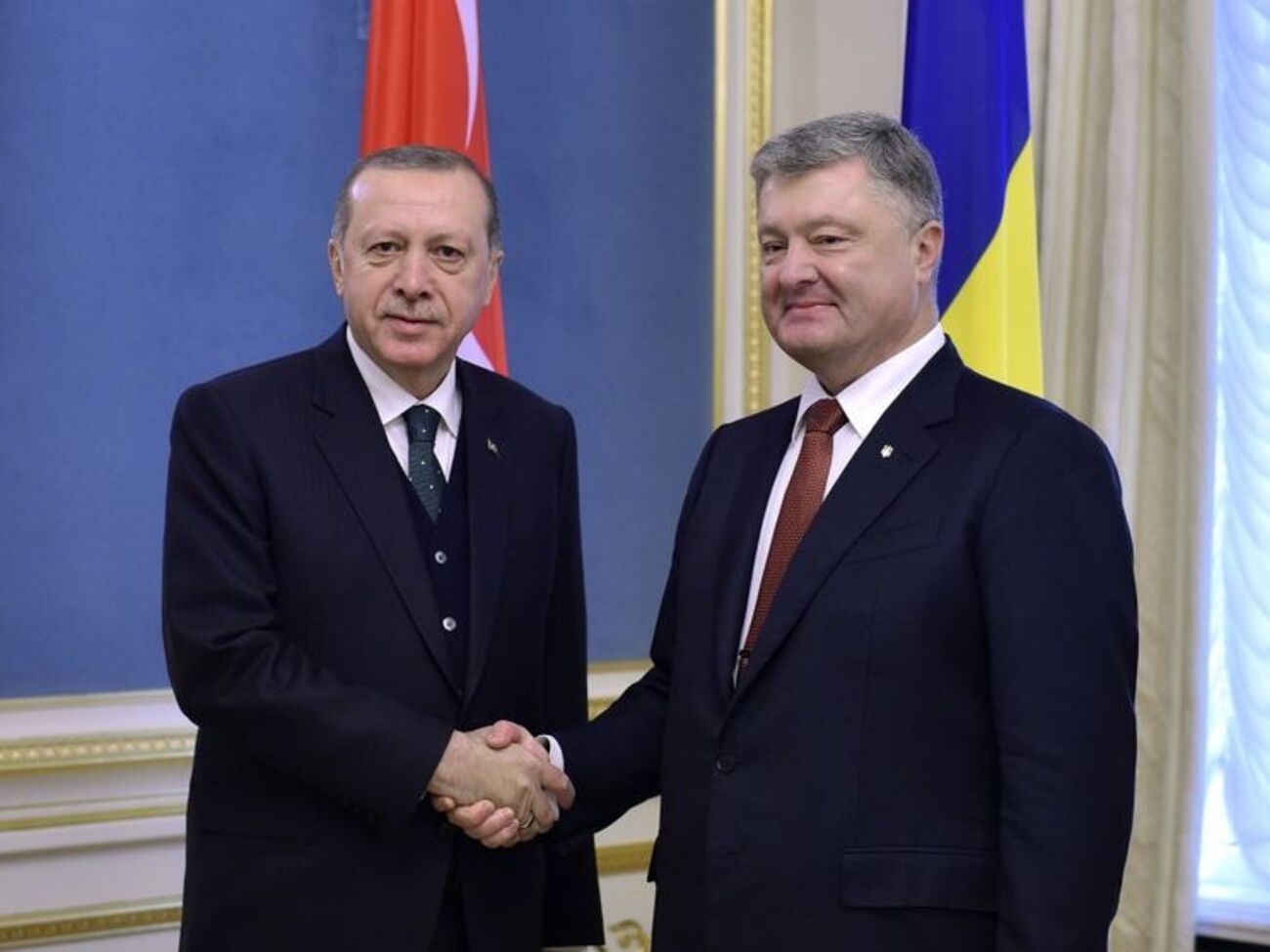 Президент України проводить зустріч зі своїм турецьким колегою