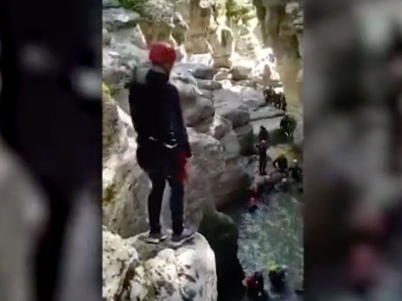 Появилось видео проверки будущих российских губернаторов прыжками со скалы