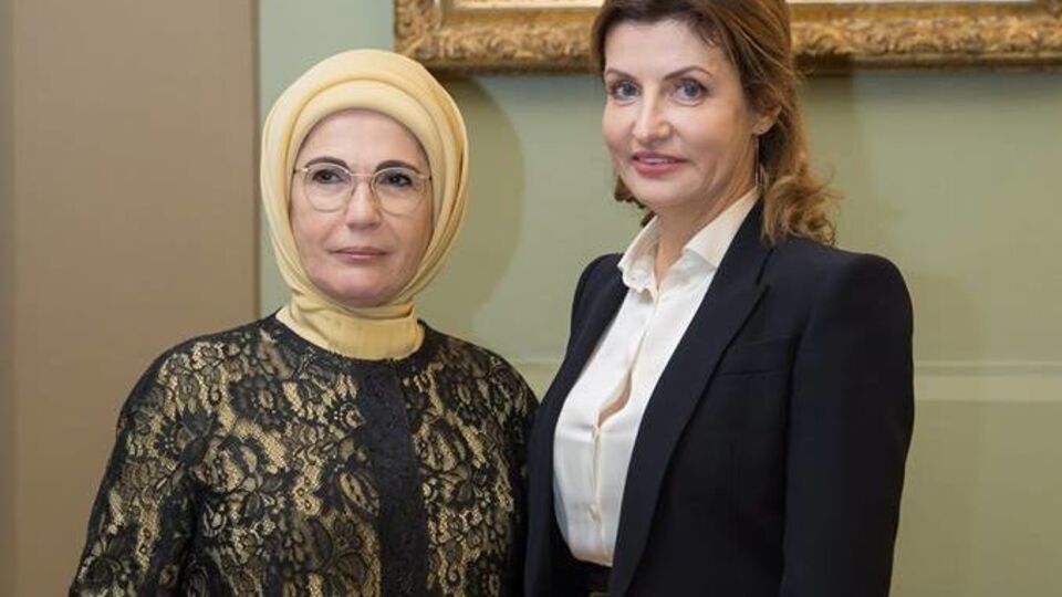 Марина Порошенко й Еміне Ердоган на зустрічі в Києві
