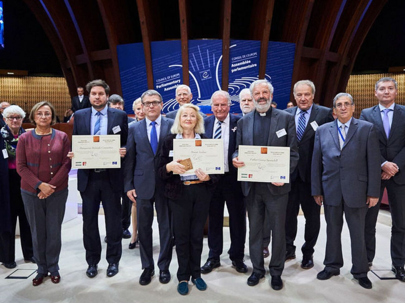 Премию вручили 9 октября в Страсбурге