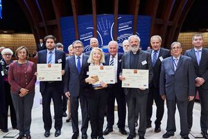 Премию вручили 9 октября в Страсбурге