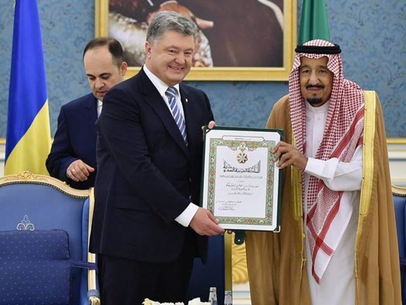Порошенко зустрівся з королем Саудівської Аравії