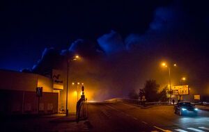 В Киеве горел супермаркет