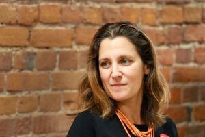 Фріланд заявила, що обговорила ймовірне введення миротворців на Донбас із низкою світових політиків