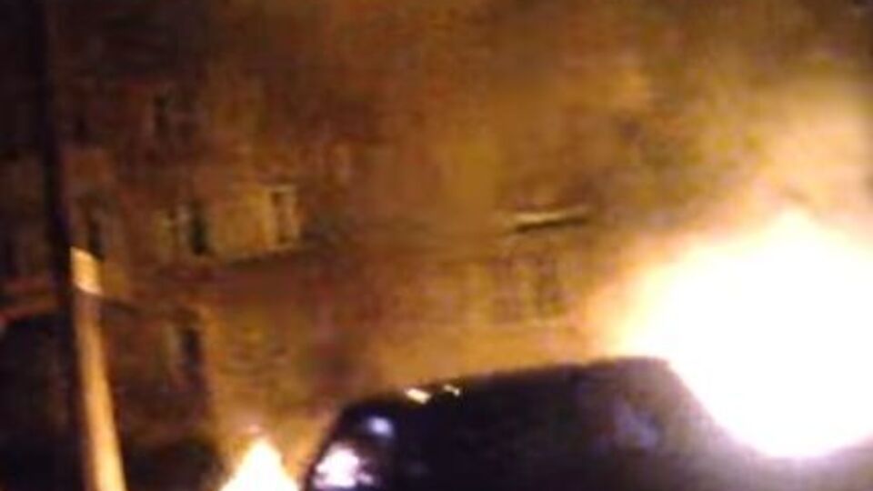 Патрульні вирішили відкотити автомобіль на безпечну відстань