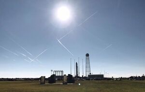 Ракета "Антарес" на стартовой площадке