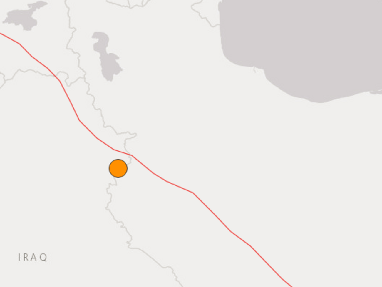 На границе Ирака и Ирана произошло землетрясение