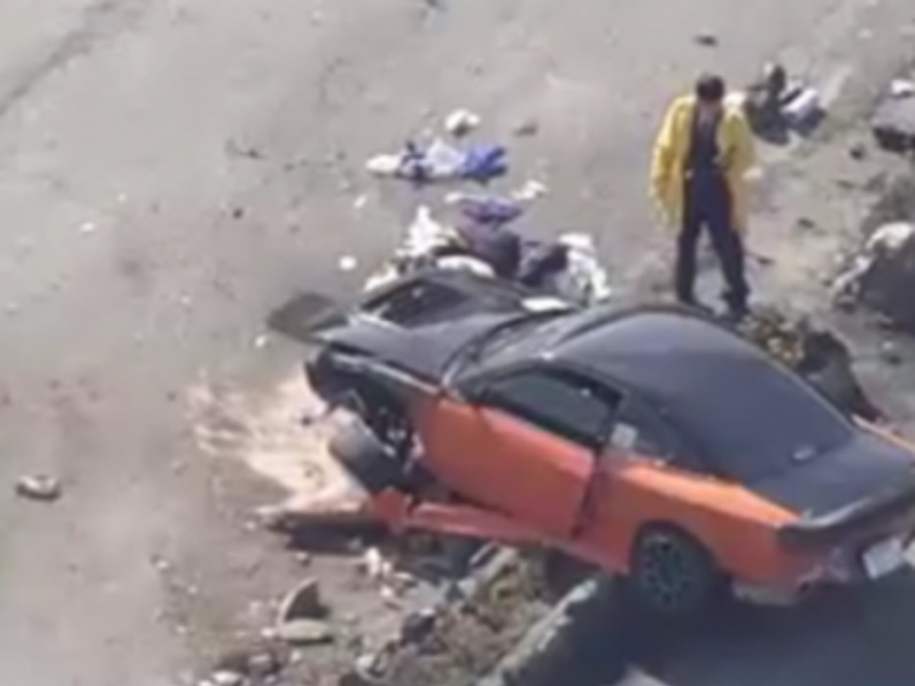 В Японии во время дрифт-заезда произошла авария