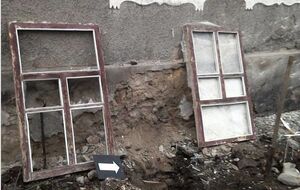 Последствия обстрелов Трехизбенки