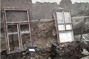 Последствия обстрелов Трехизбенки