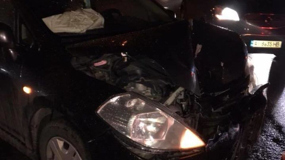 Произошло лобовое столкновение