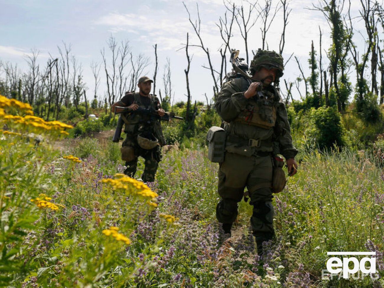 Украинские военные открывали ответный огонь