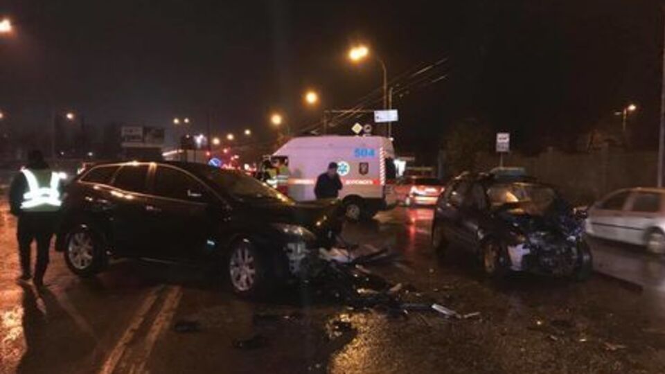 ДТП произошло вчера вечером