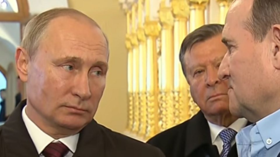 Путин пообещал Медведчуку поговорить с главарями боевиков